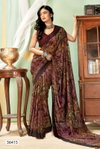 Shrilia By Vallabhi Georgette Abstract Printed Daily Wear Saree Orders In India